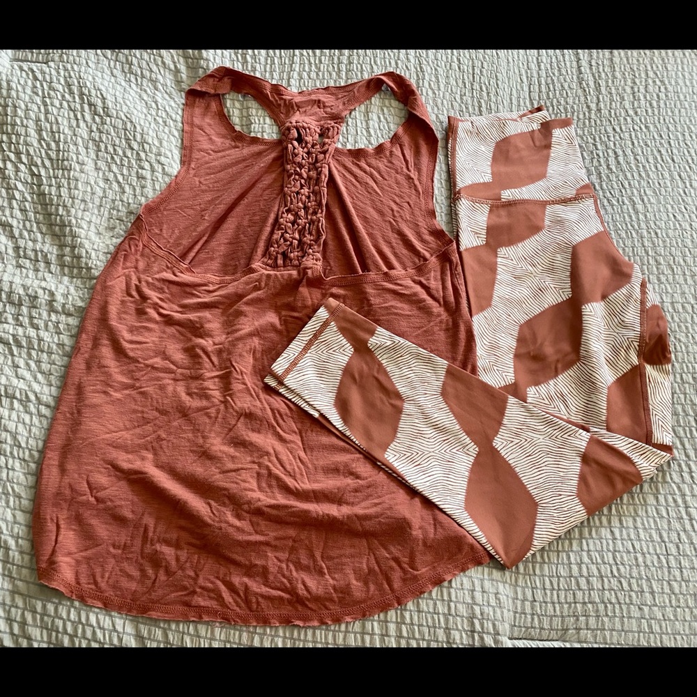 Aerie top & leggings